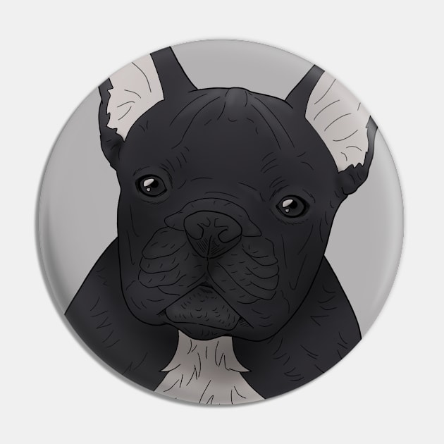 French Bulldog Dog Pin by ARTIM