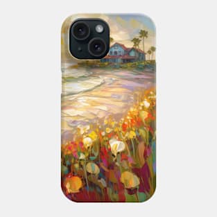 Floral dunes and the beach house 2 Phone Case