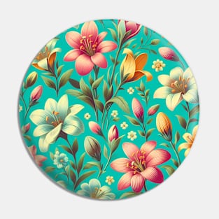 Spring Flowers Pin