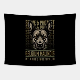 Belgium Malinois- Serve & Protect Tapestry