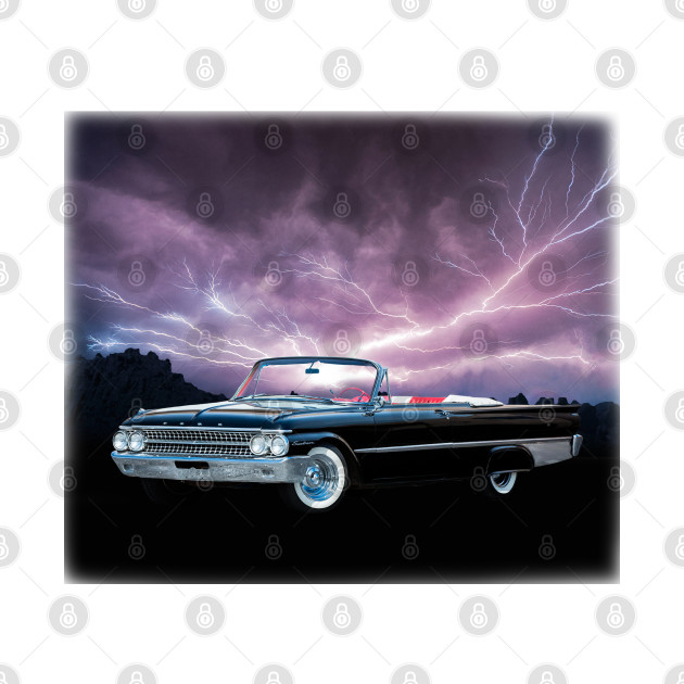 1961 Galaxie in our lightning series on front and back by Permages LLC