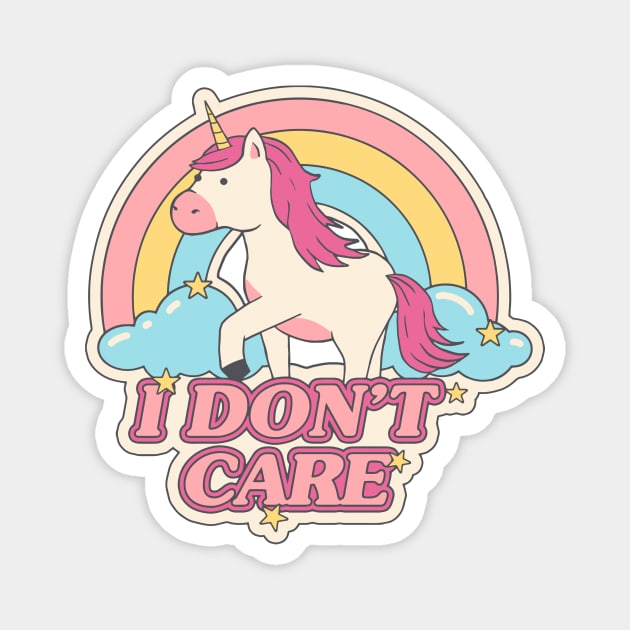 I Don't Care Magnet by thiagocorrea