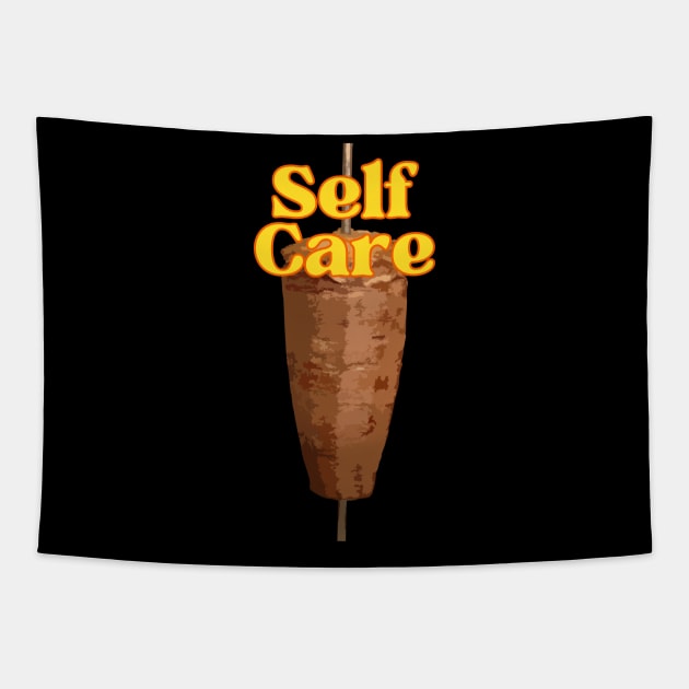 Kebab Love Self Care Tapestry by Yelda