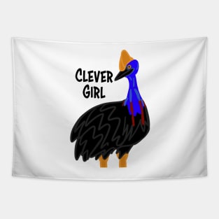 Clever Girl. Cassowary - Cartoon Tapestry