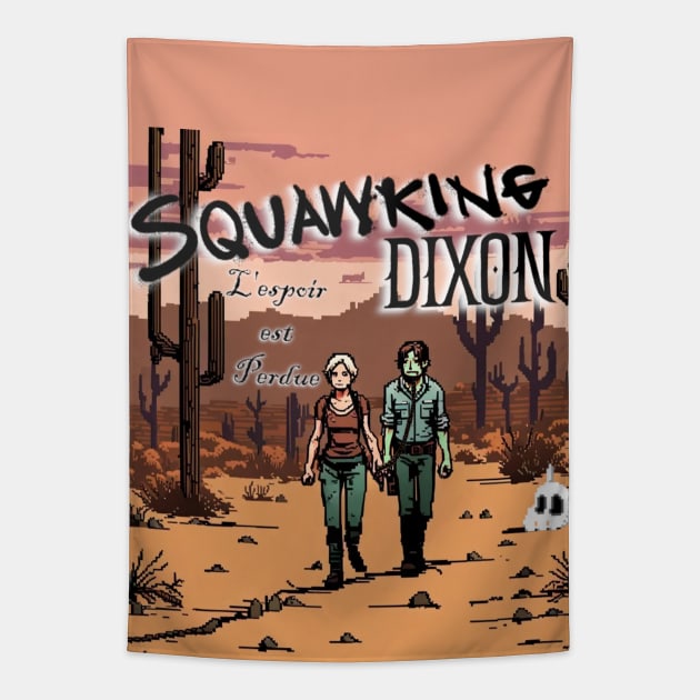 TWD: Daryl Dixon series discussion ART Tapestry by SQUAWKING DEAD