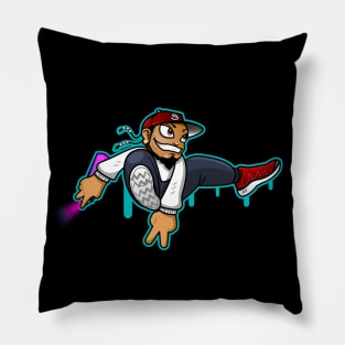 Graffiti guy Pillow