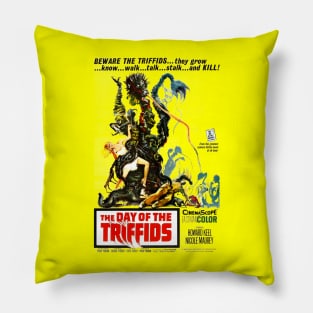 Classic Science Fiction Movie Poster - Day of the Triffids Pillow
