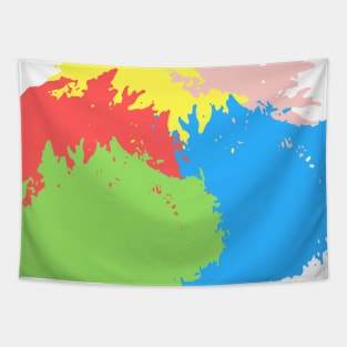 Colourful splash paint Tapestry