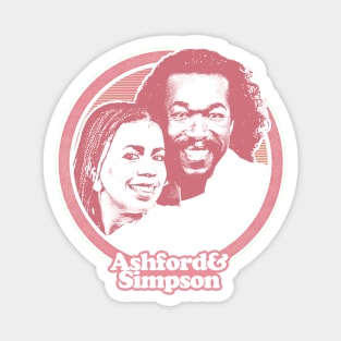 Ashford & Simpson /// 80s Retro Soul Fan Design Magnet