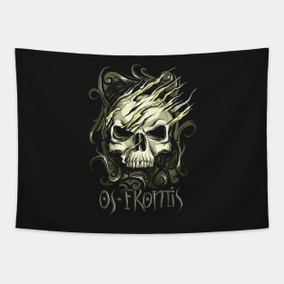 Skull Os Frontis Tapestry