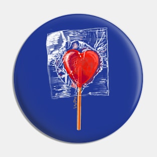 Heart Lollipop Pin