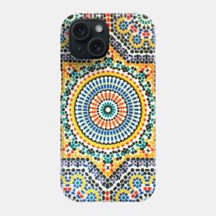 Exotic Colorful Moroccan Tile Design Phone Case