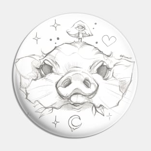 Piggy Merch by elizmil Pin