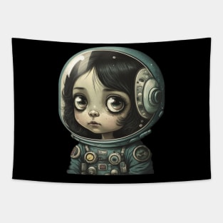 Astronaut Girl Tapestry