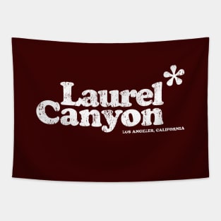 Laurel Canyon Jasmine Flower 1970's - white print Tapestry