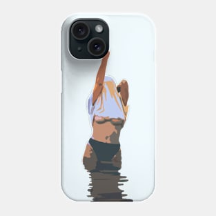 Middle Finger Feminist Art mode transparan Phone Case