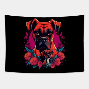 Boxer Mothers Day Tapestry