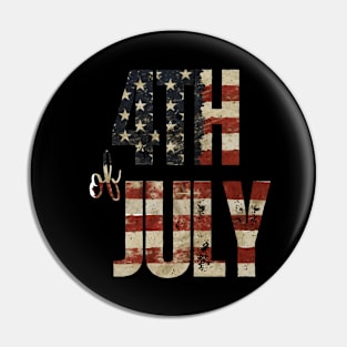 Fourth of July Pin