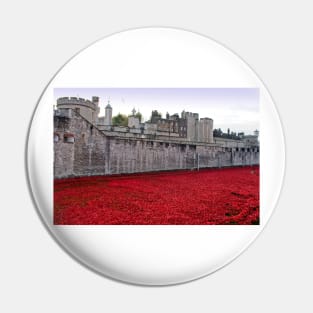 Tower of London Red Poppy Pin