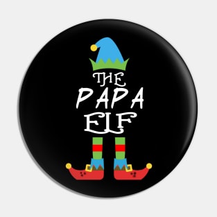 The Papa Elf Matching Family Group Christmas Party SANTA Pin