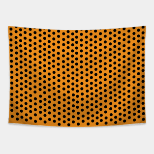 Polka Small-Dot Orange Tapestry