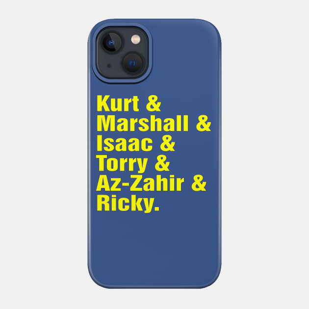 Greatest Show on Turf ( Kurt, Marshall, Isaac, Torry, Az & Ricky ) - Greatest Show On Turf - Phone Case