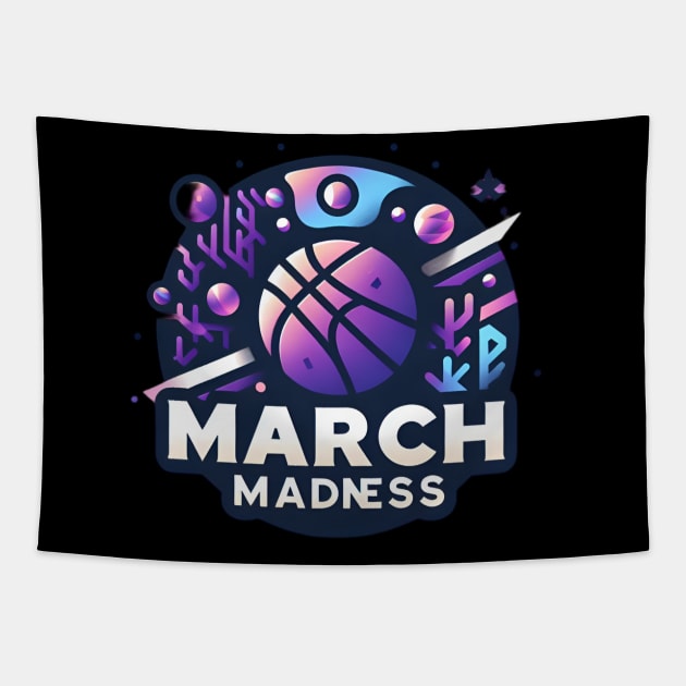 march madness final four Tapestry by CreationArt8