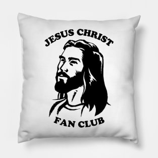 For Jesus Christ Fans Devotional Illustration for Christians Pillow