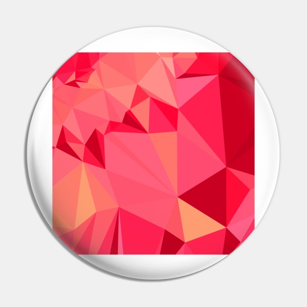 American Rose Red Abstract Low Polygon Background Pin by retrovectors