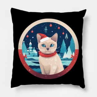 Tonkinese Cat Xmas, Love Cats Pillow