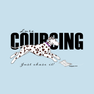 Dalmatian Lure Coursing liver T-Shirt