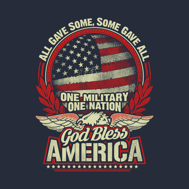 Veteran God Bless America Shirt by Kibria1991