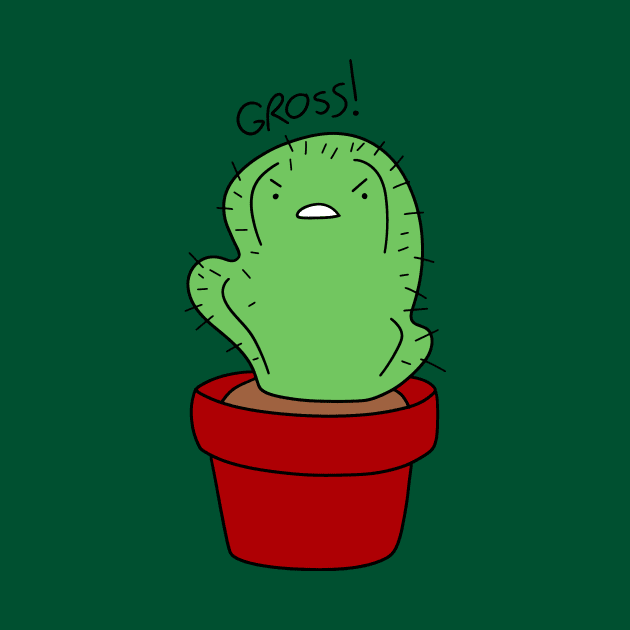 Cactus Saying Gross by saradaboru