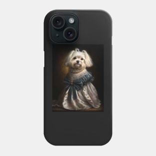 Royal Portrait of a Maltese Dog Phone Case