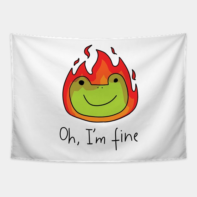 Oh Im fine - just hot weather Tapestry by Nikamii