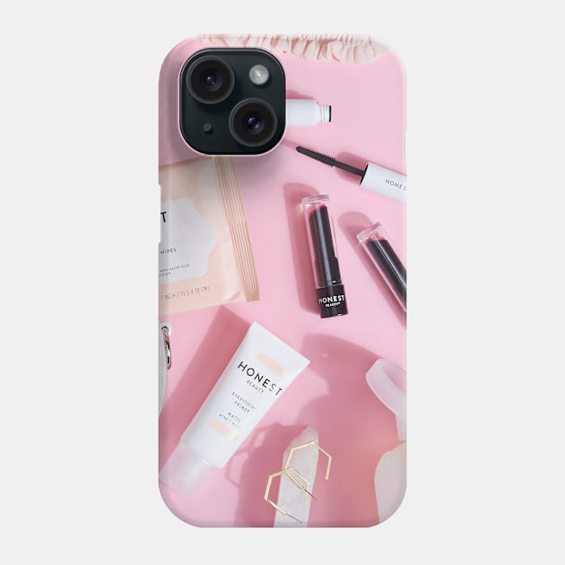 Pink Makeup Phone Case by NewburyBoutique