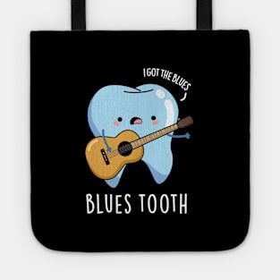 Blues Tooth Cute Dental Music Pun Tote