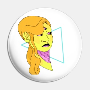 Alien Girl Pin