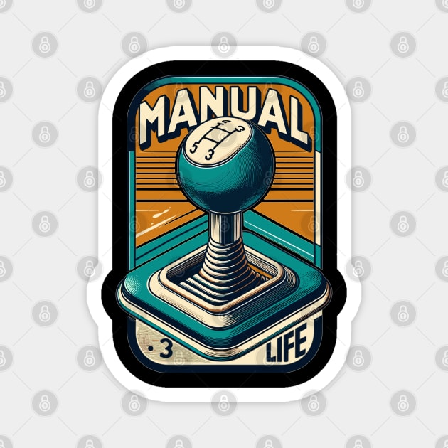 Manual Gear Shift Magnet by Vehicles-Art