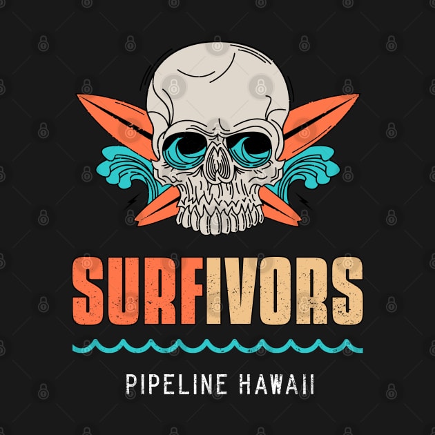 Surfivors Pipeline Hawaii by SashaShuba