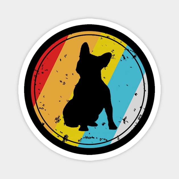 Retro Boston Terrier Magnet by funkyteesfunny