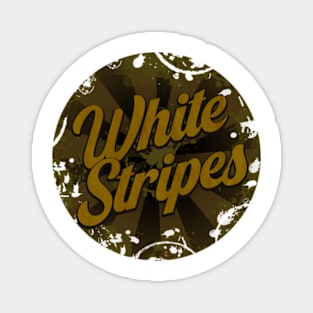 white stripes Magnet