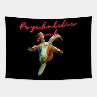 Psychodelic goat Tapestry