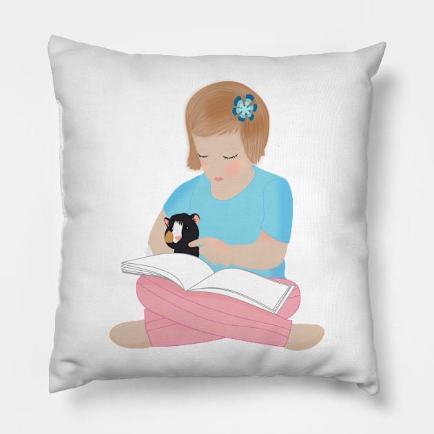 Lovely storytelling Pillow by Aurealis