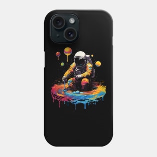 Trippy Psychedelic Astronaut - Universe Creator Phone Case