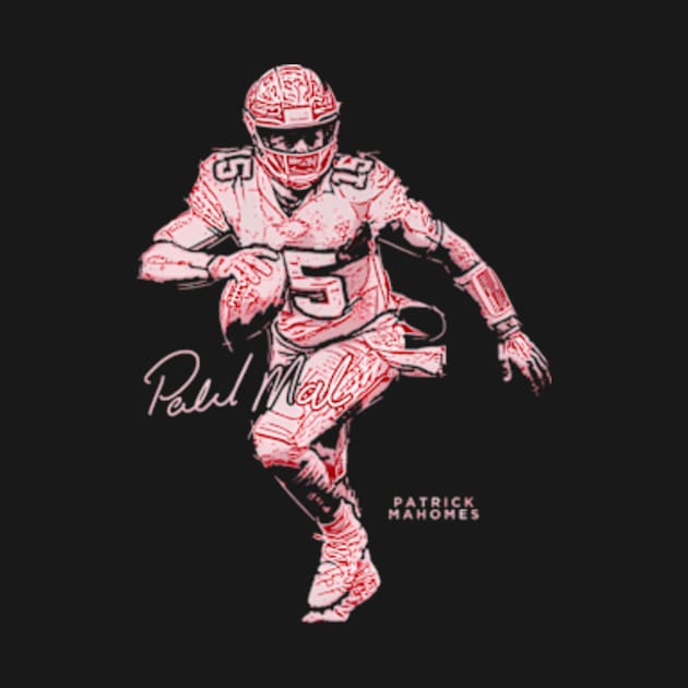 Patrick Mahomes Kansas City Mono by caravalo