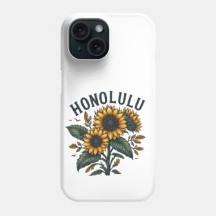 Honolulu Sunflower Phone Case