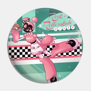 Rosie's Rock And Rollerskate Diner Pin