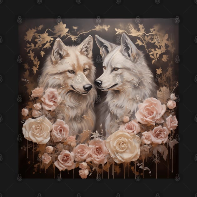 Wolfdog Duo by Enchanted Reverie