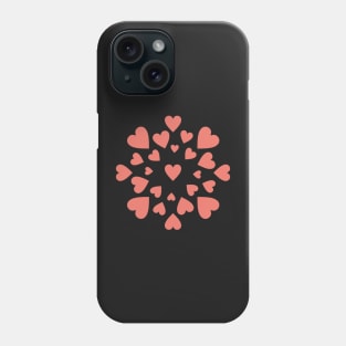 Super Cute Pink Love Hearts Phone Case